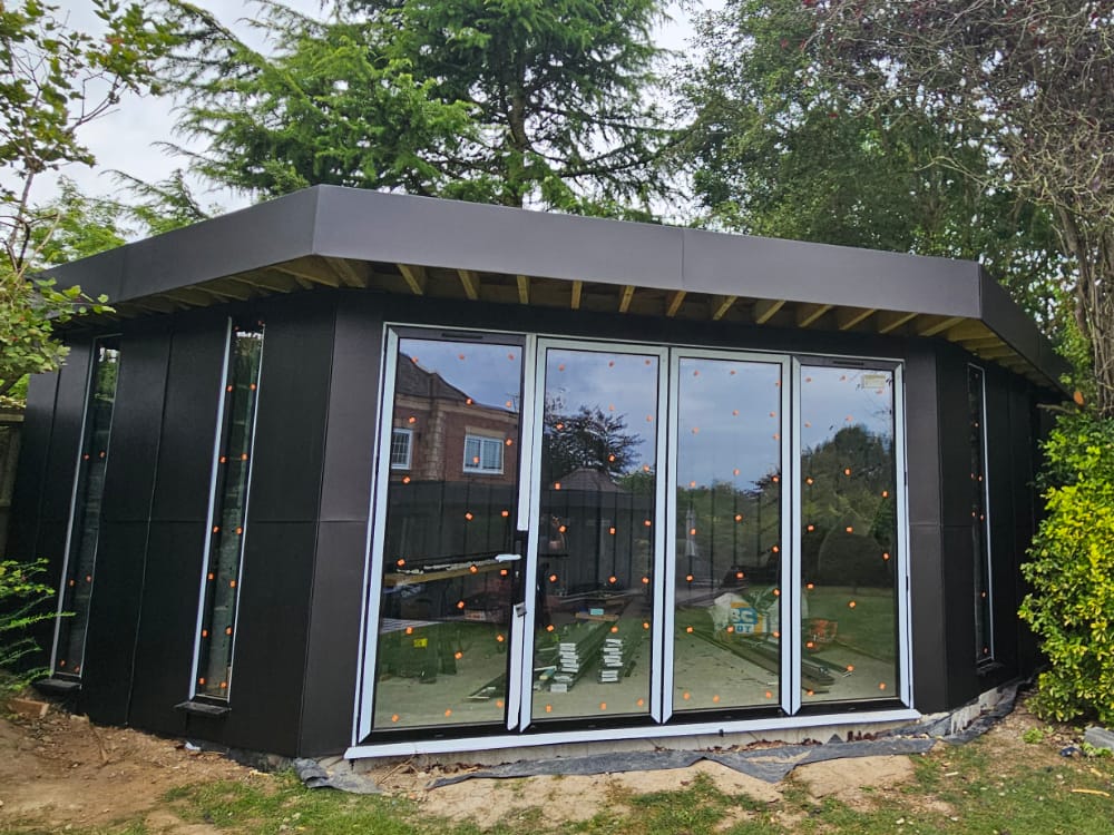 black zinc cladding